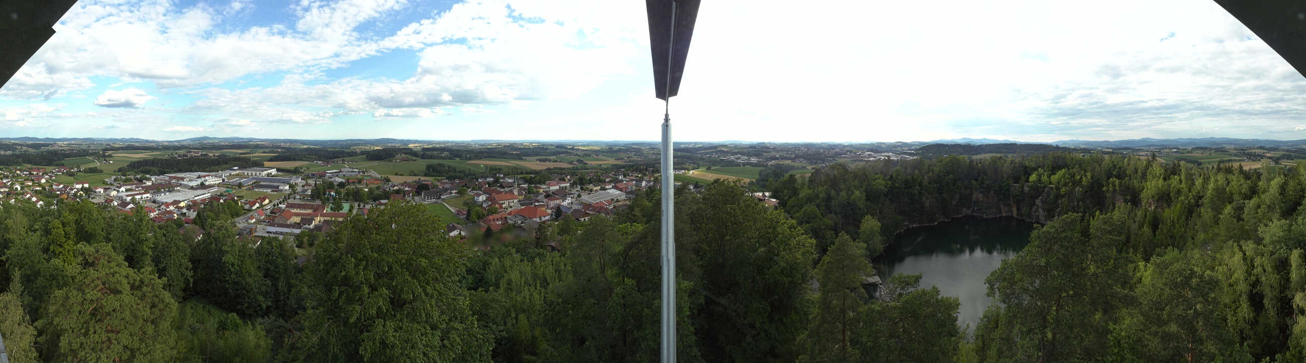 Archiv Foto Webcam Aussichtsturm am Steinbruch Büchlberg
