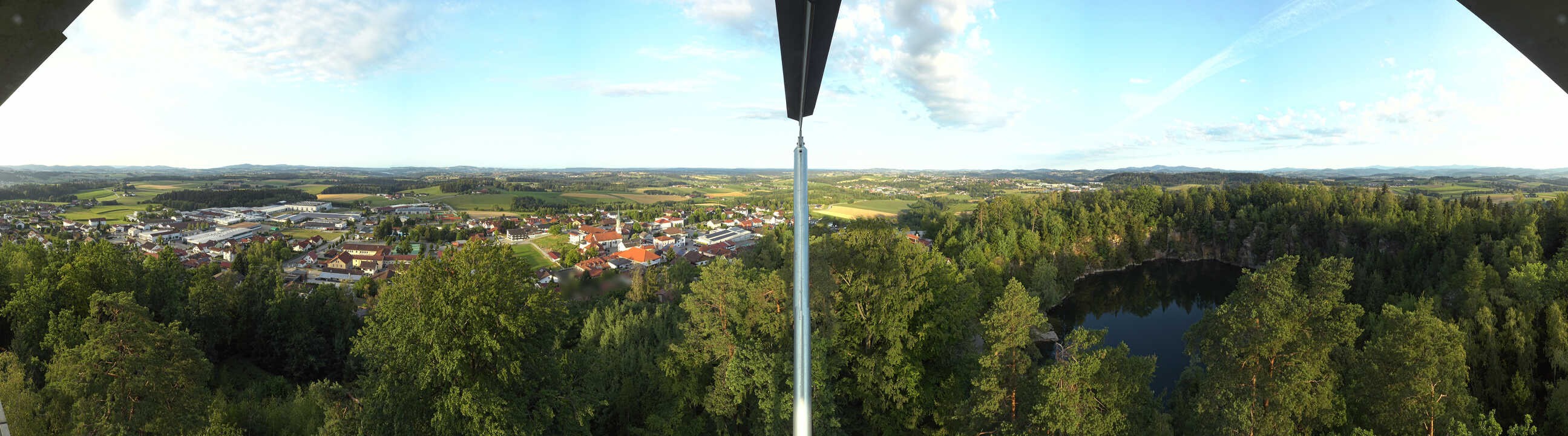 Archiv Foto Webcam Aussichtsturm am Steinbruch Büchlberg