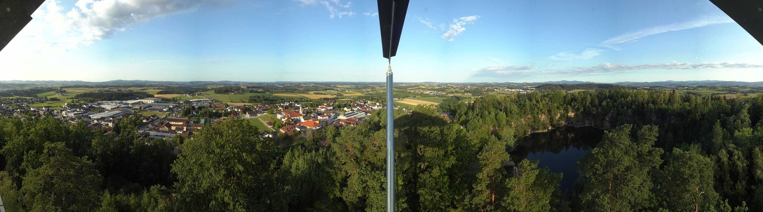 Archiv Foto Webcam Aussichtsturm am Steinbruch Büchlberg