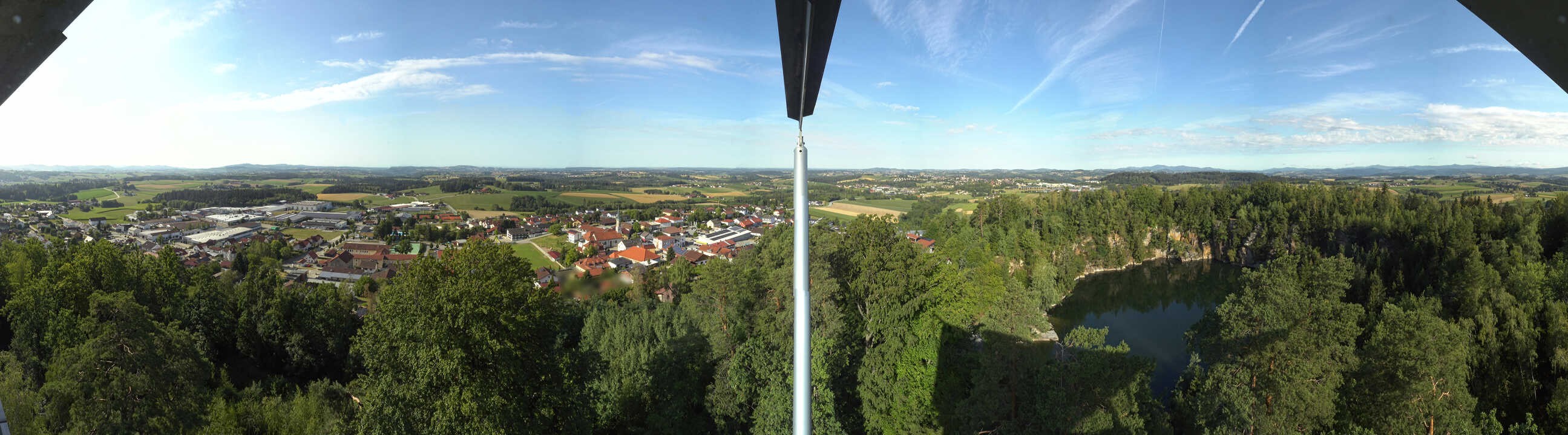 Archiv Foto Webcam Aussichtsturm am Steinbruch Büchlberg