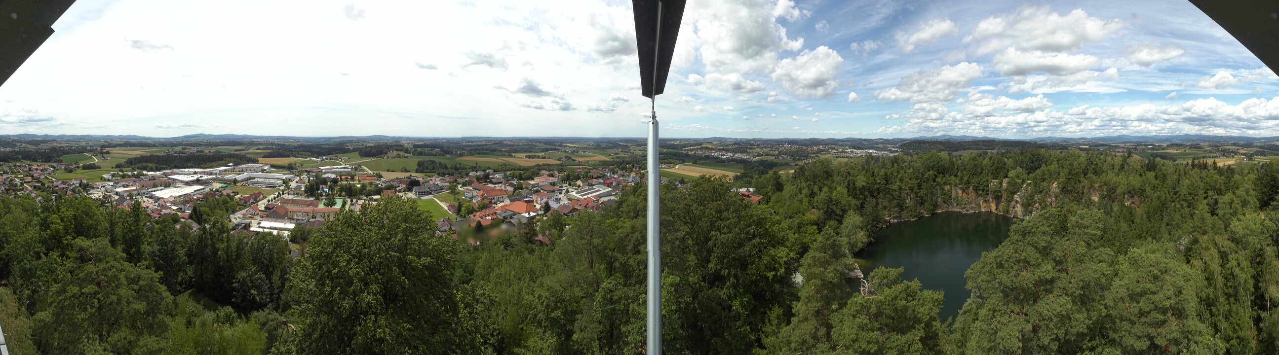 Archiv Foto Webcam Aussichtsturm am Steinbruch Büchlberg