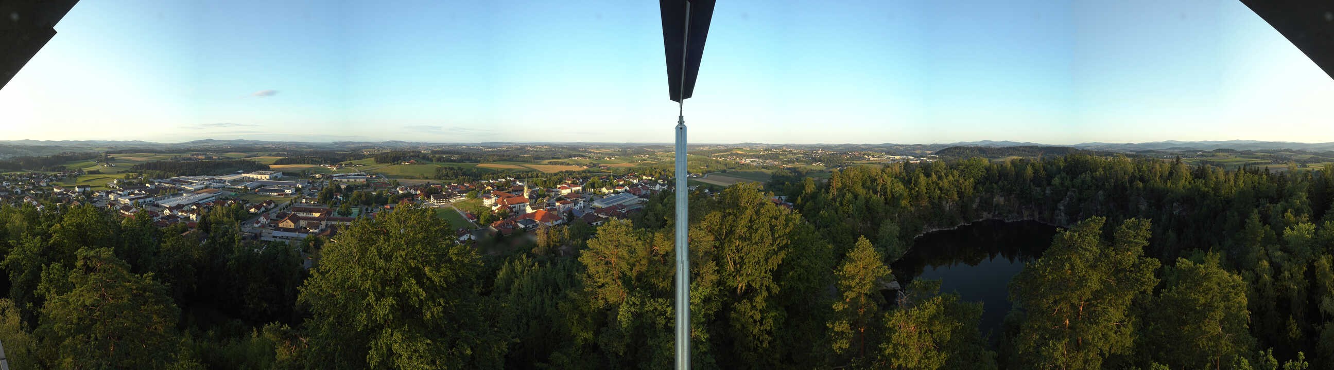 Archiv Foto Webcam Aussichtsturm am Steinbruch Büchlberg