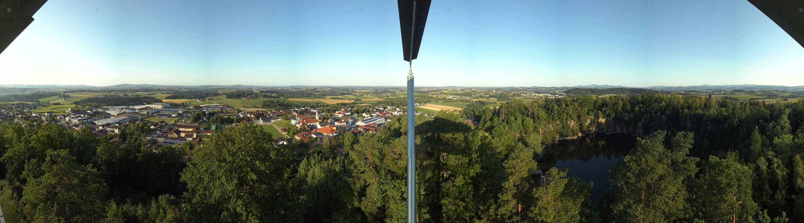 Archiv Foto Webcam Aussichtsturm am Steinbruch Büchlberg