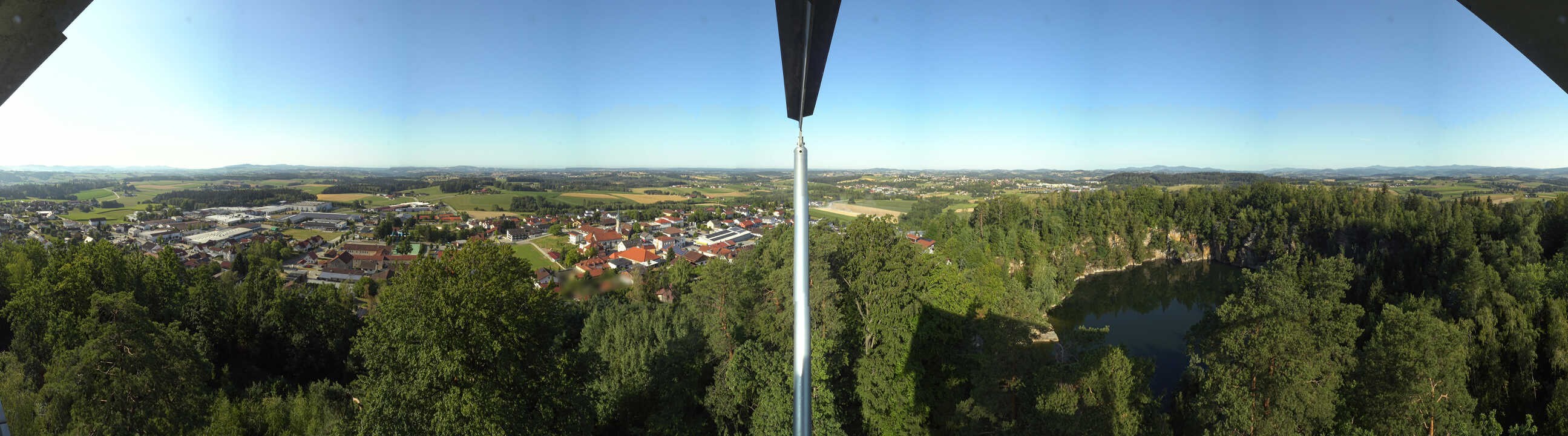 Archiv Foto Webcam Aussichtsturm am Steinbruch Büchlberg