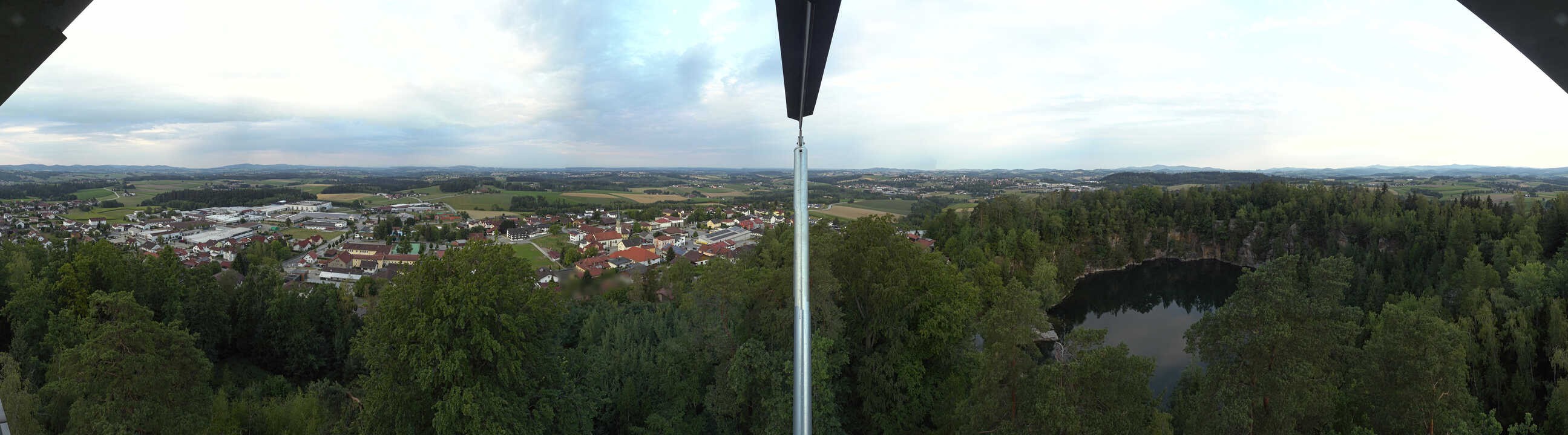Archiv Foto Webcam Aussichtsturm am Steinbruch Büchlberg