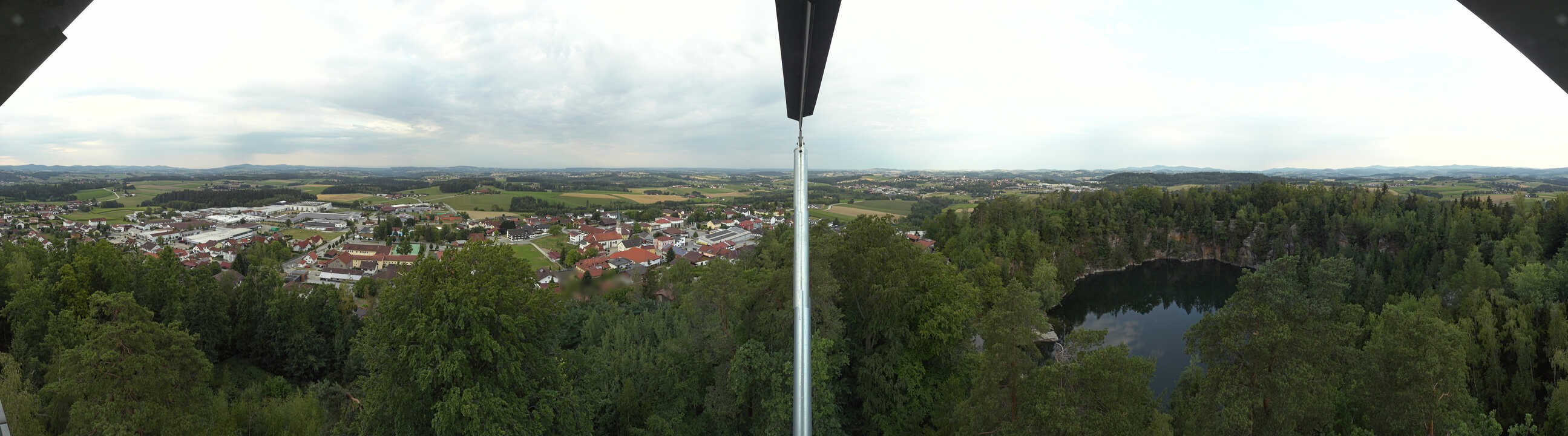 Archiv Foto Webcam Aussichtsturm am Steinbruch Büchlberg