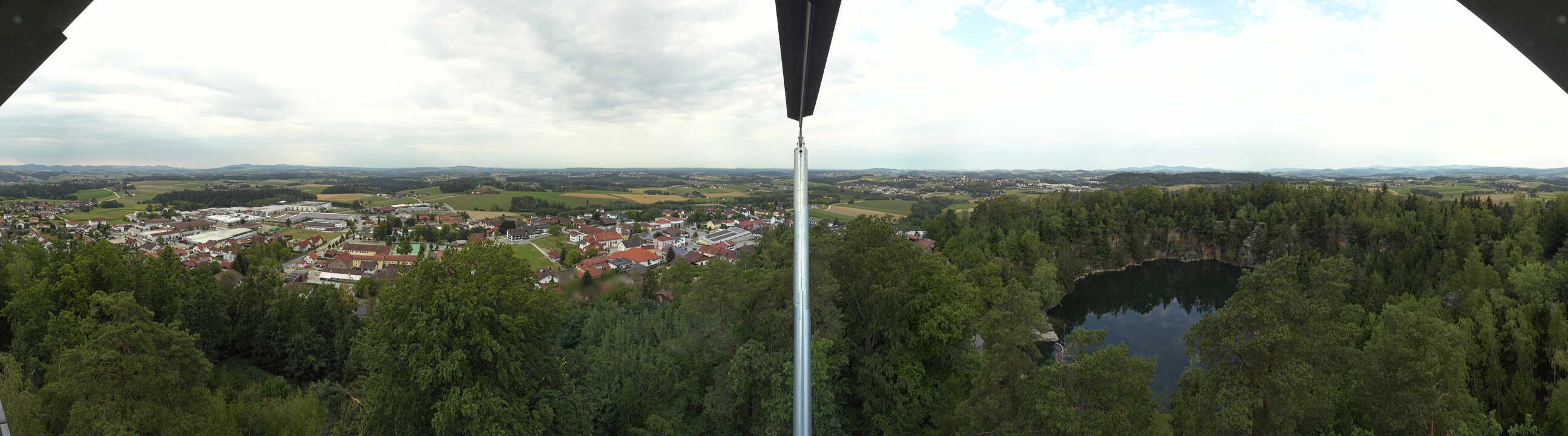 Archiv Foto Webcam Aussichtsturm am Steinbruch Büchlberg