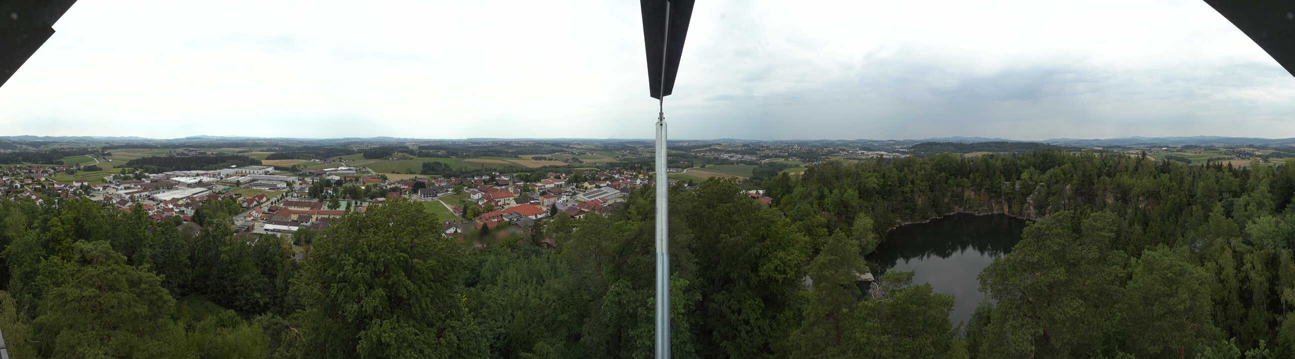 Archiv Foto Webcam Aussichtsturm am Steinbruch Büchlberg