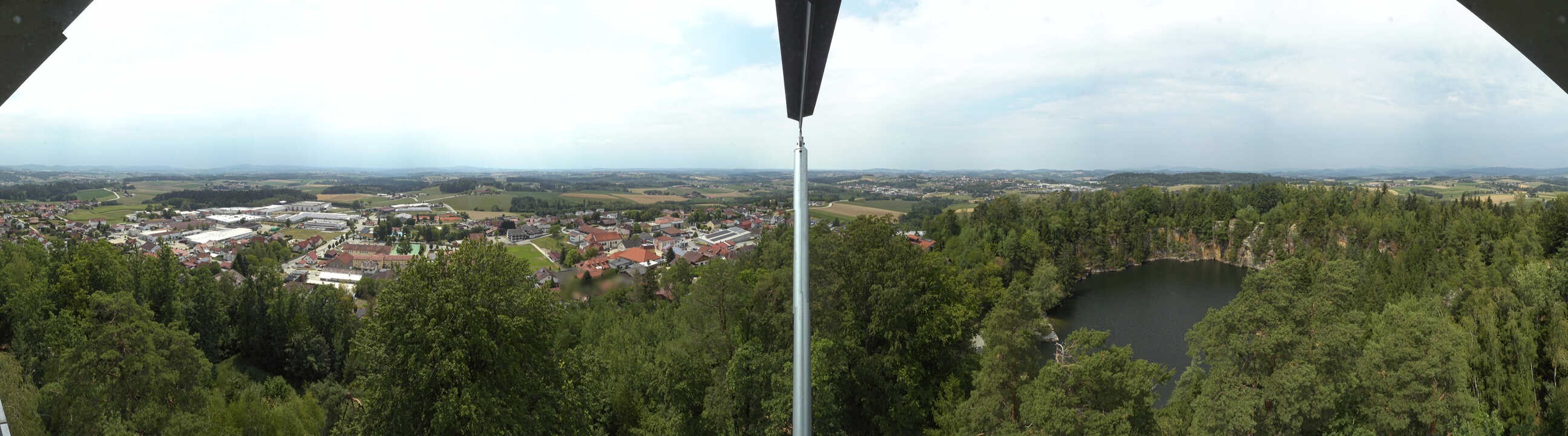 Archiv Foto Webcam Aussichtsturm am Steinbruch Büchlberg