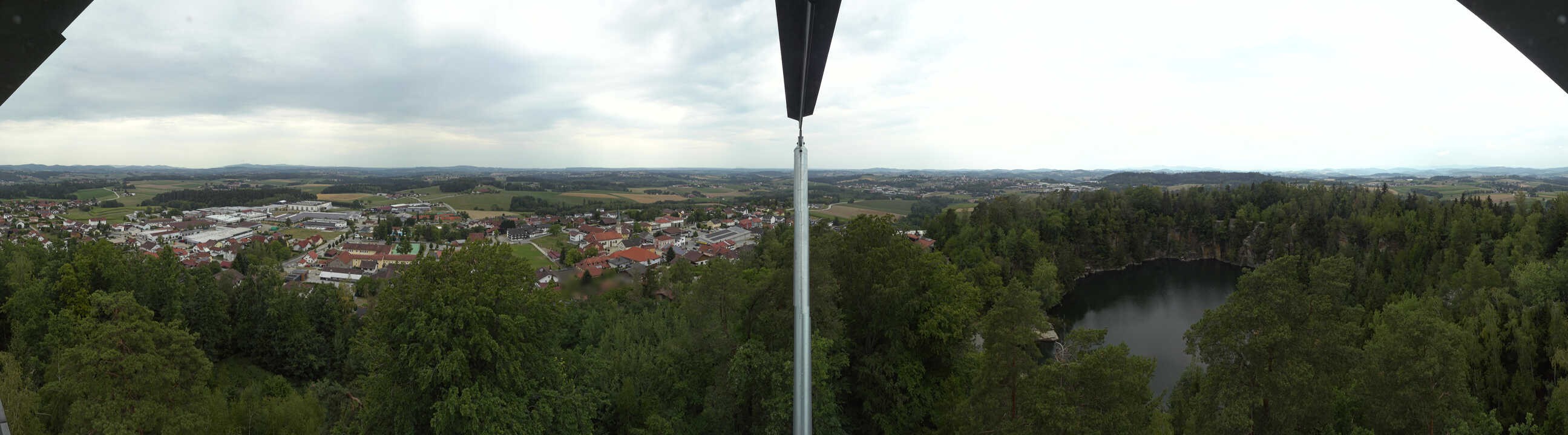 Archiv Foto Webcam Aussichtsturm am Steinbruch Büchlberg