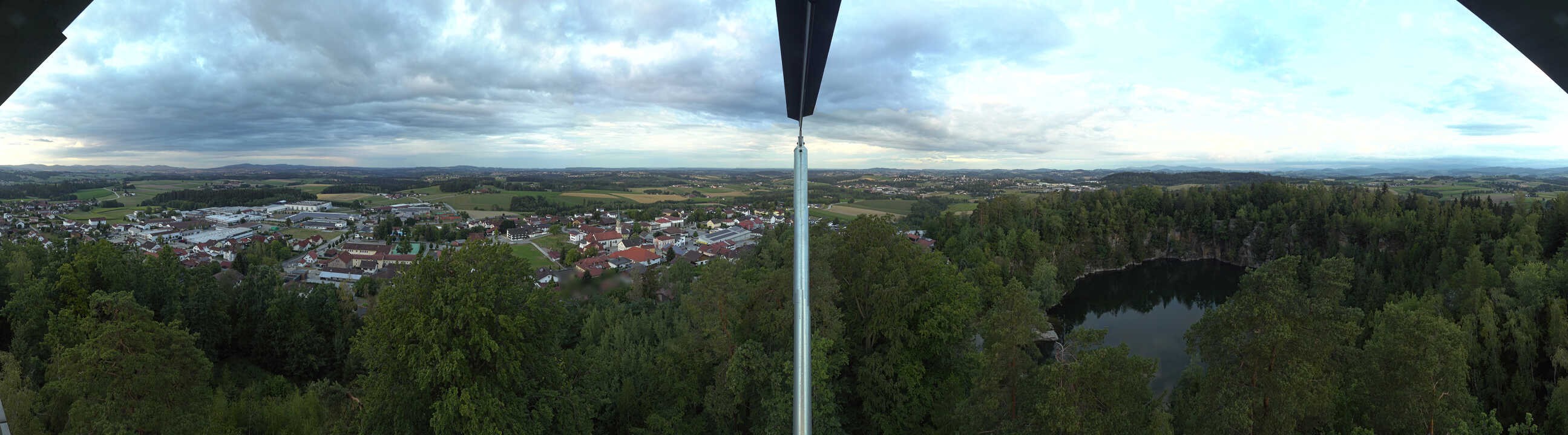 Archiv Foto Webcam Aussichtsturm am Steinbruch Büchlberg