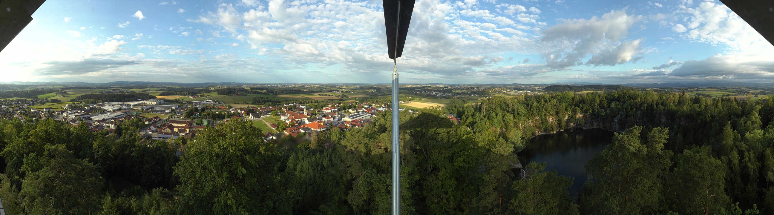 Archiv Foto Webcam Aussichtsturm am Steinbruch Büchlberg