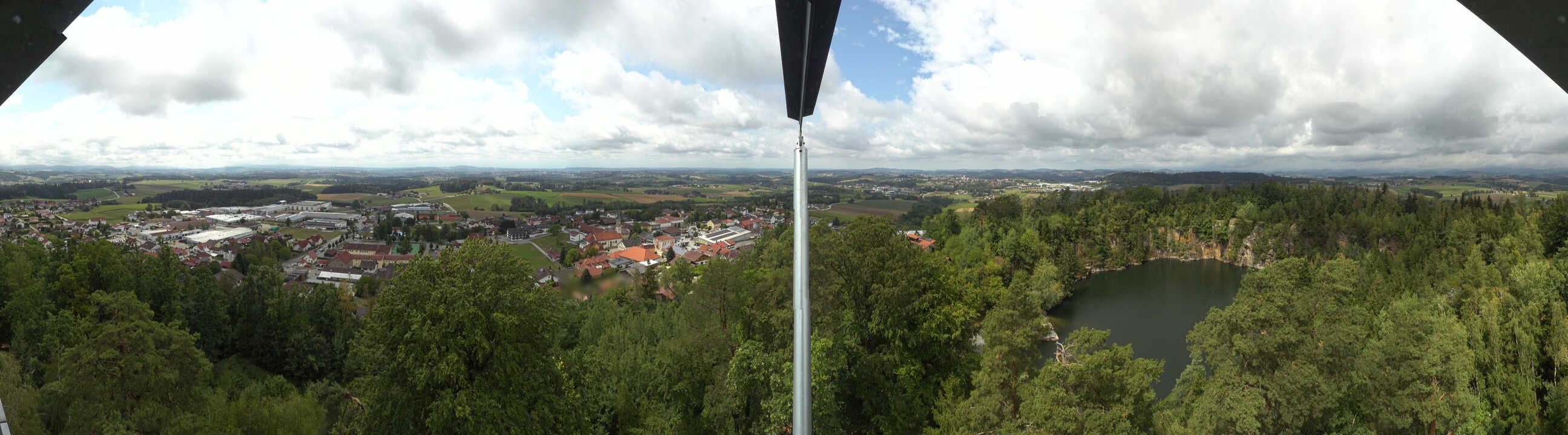 Archiv Foto Webcam Aussichtsturm am Steinbruch Büchlberg