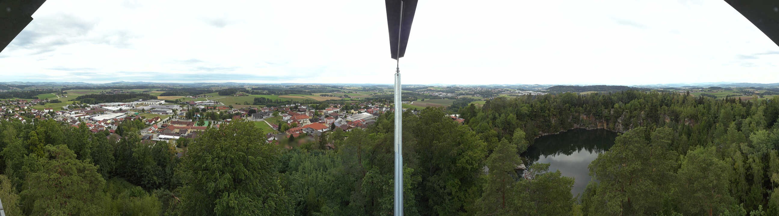 Archiv Foto Webcam Aussichtsturm am Steinbruch Büchlberg
