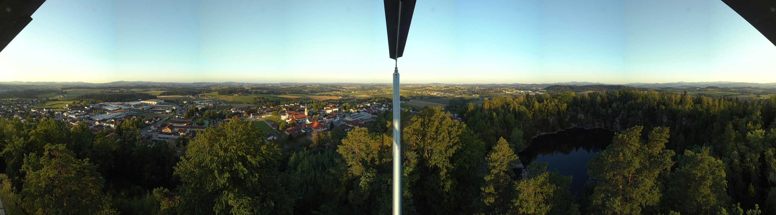 Archiv Foto Webcam Aussichtsturm am Steinbruch Büchlberg