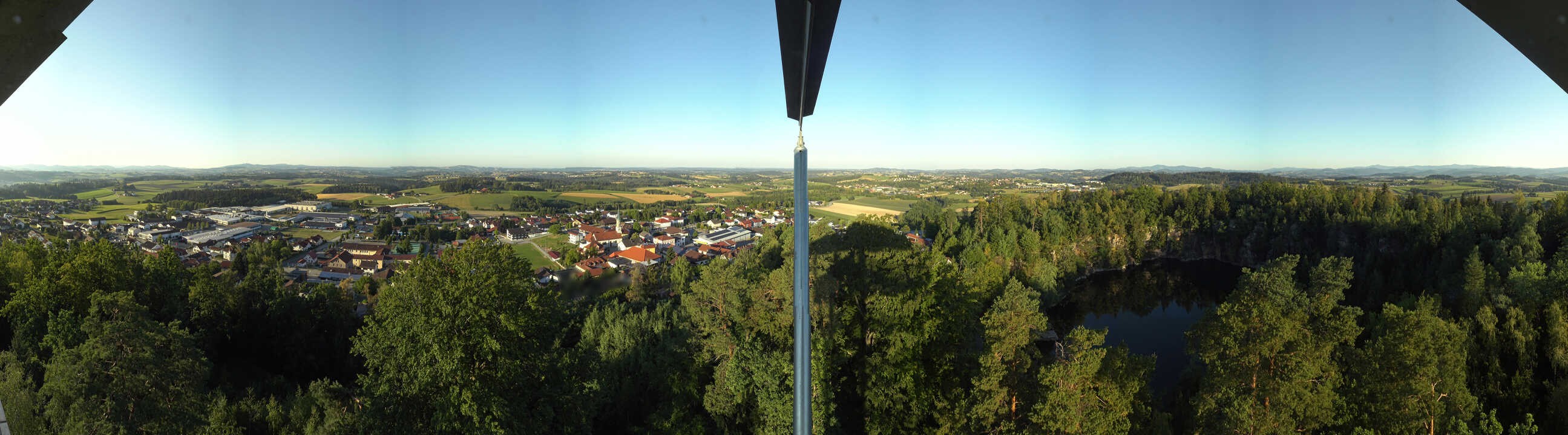 Archiv Foto Webcam Aussichtsturm am Steinbruch Büchlberg