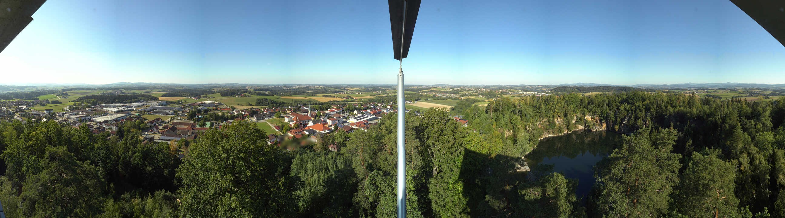 Archiv Foto Webcam Aussichtsturm am Steinbruch Büchlberg