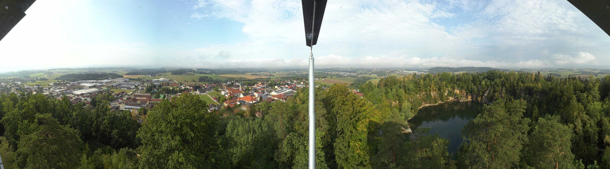 Archiv Foto Webcam Aussichtsturm am Steinbruch Büchlberg