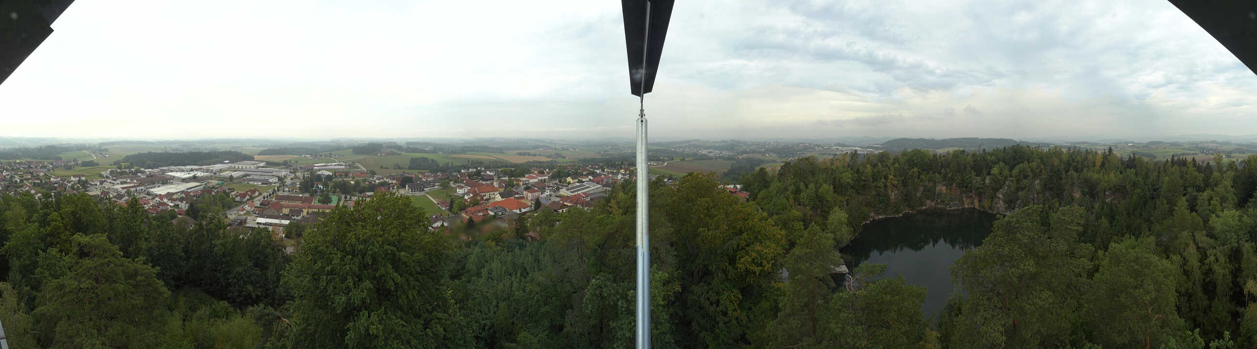 Archiv Foto Webcam Aussichtsturm am Steinbruch Büchlberg