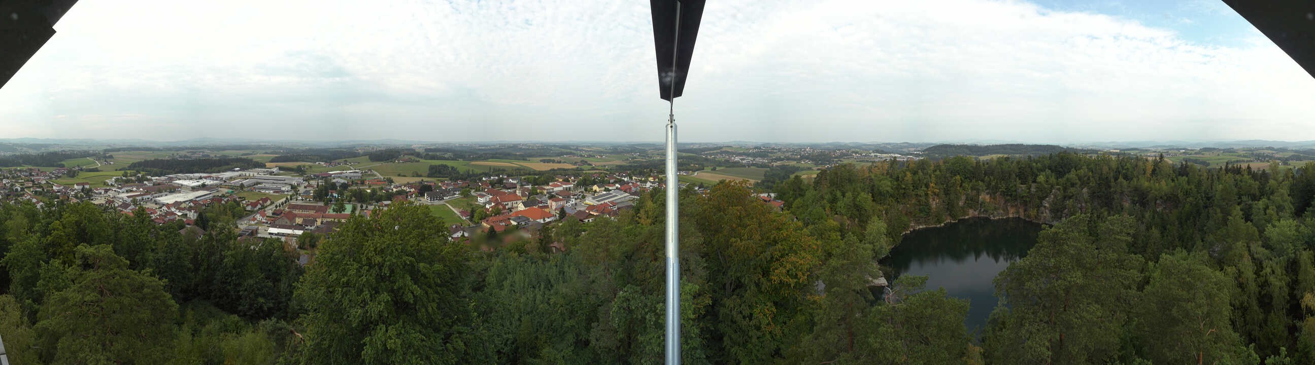 Archiv Foto Webcam Aussichtsturm am Steinbruch Büchlberg