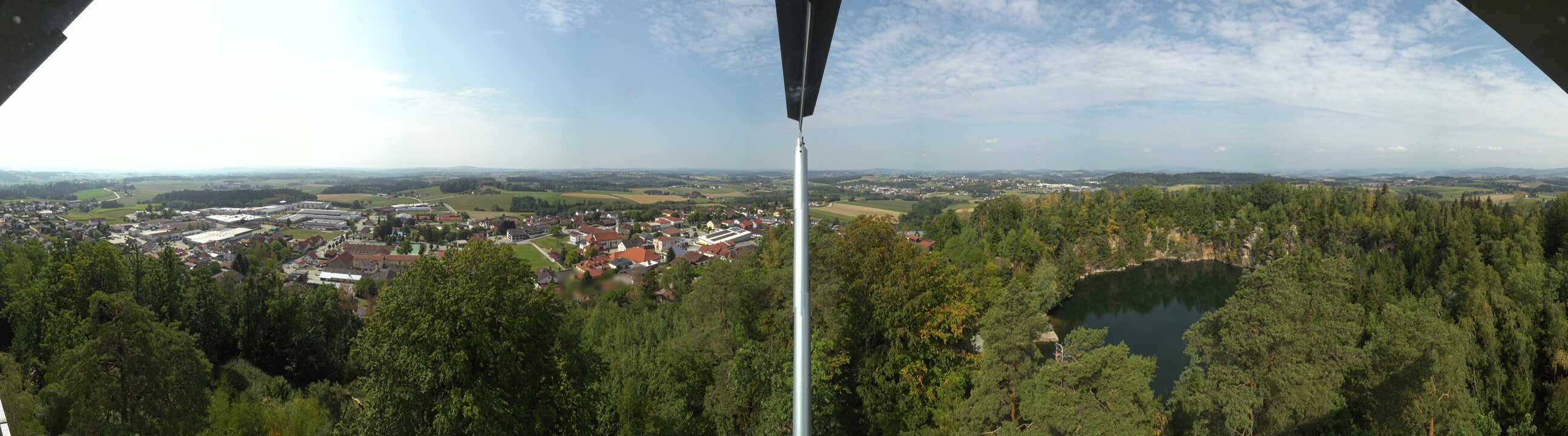 Archiv Foto Webcam Aussichtsturm am Steinbruch Büchlberg
