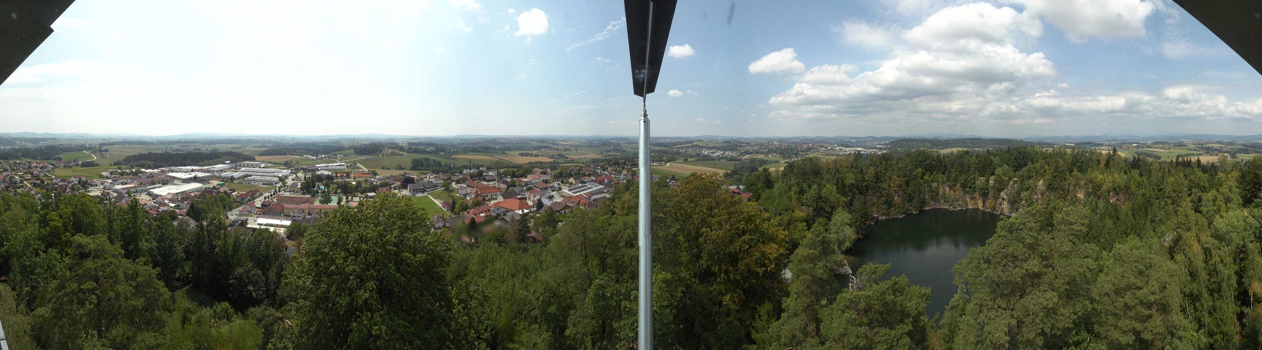Archiv Foto Webcam Aussichtsturm am Steinbruch Büchlberg