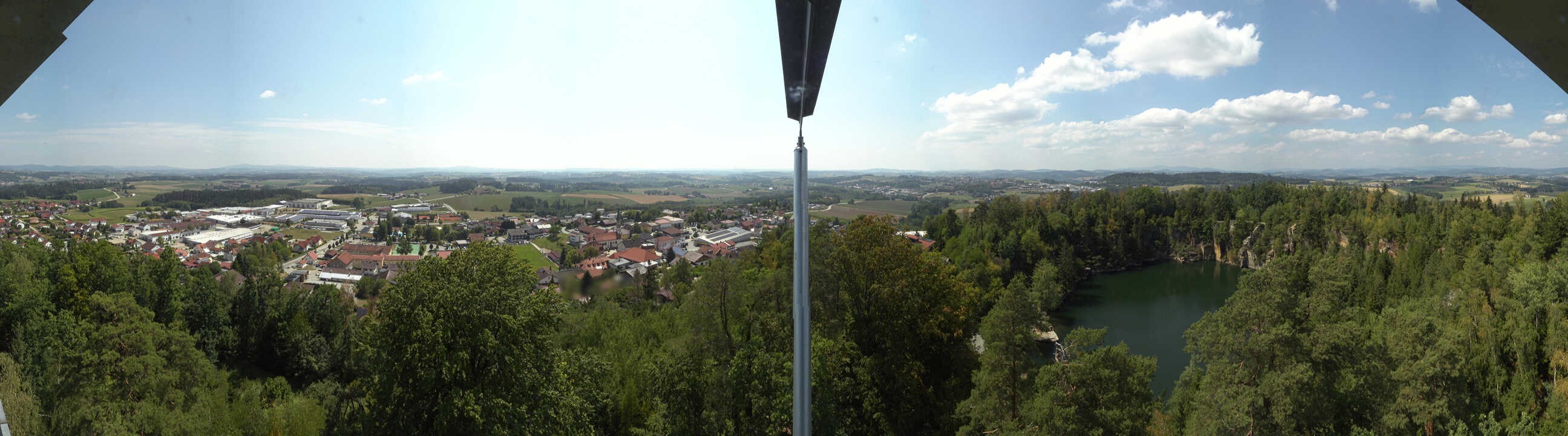 Archiv Foto Webcam Aussichtsturm am Steinbruch Büchlberg