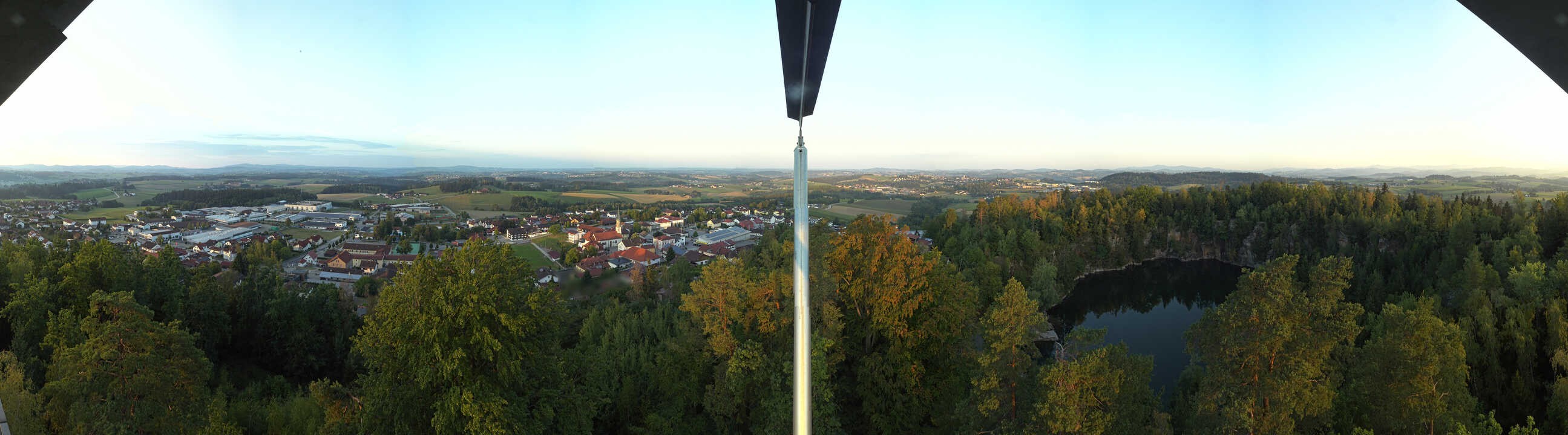 Archiv Foto Webcam Aussichtsturm am Steinbruch Büchlberg