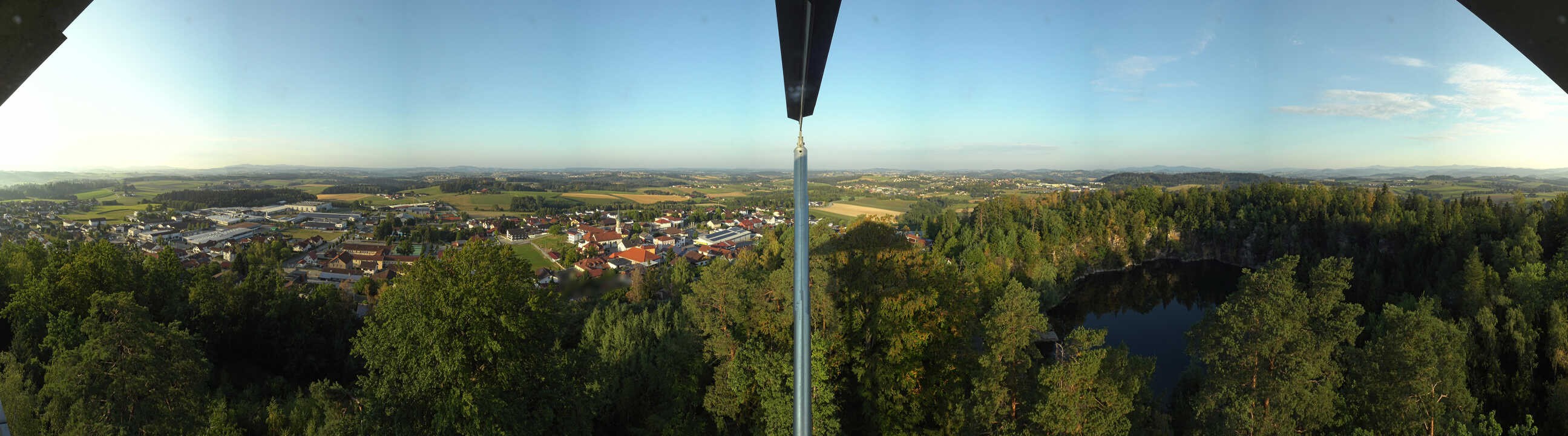 Archiv Foto Webcam Aussichtsturm am Steinbruch Büchlberg