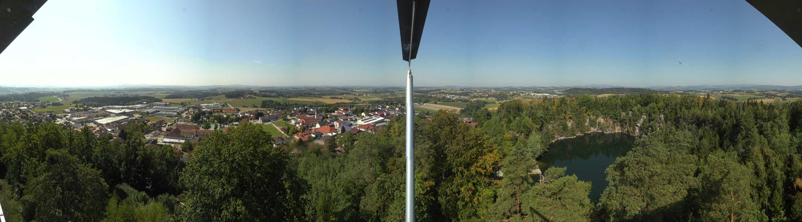 Archiv Foto Webcam Aussichtsturm am Steinbruch Büchlberg