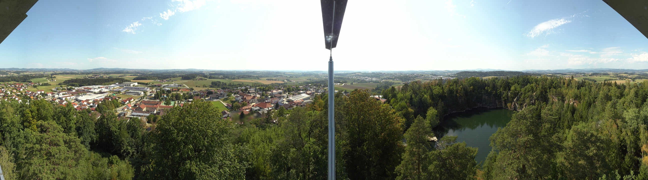 Archiv Foto Webcam Aussichtsturm am Steinbruch Büchlberg