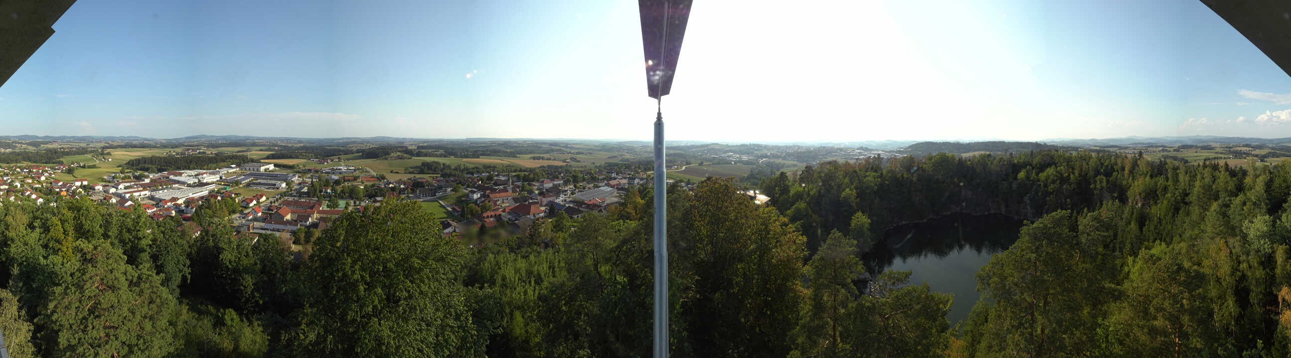 Archiv Foto Webcam Aussichtsturm am Steinbruch Büchlberg