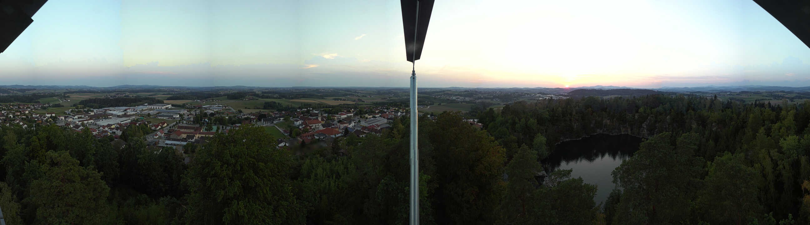 Archiv Foto Webcam Aussichtsturm am Steinbruch Büchlberg