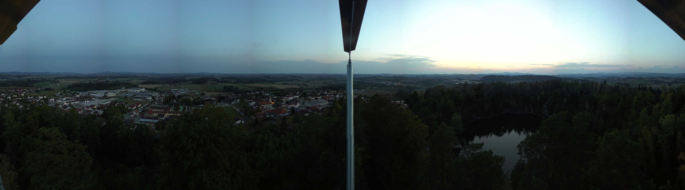 Archiv Foto Webcam Aussichtsturm am Steinbruch Büchlberg