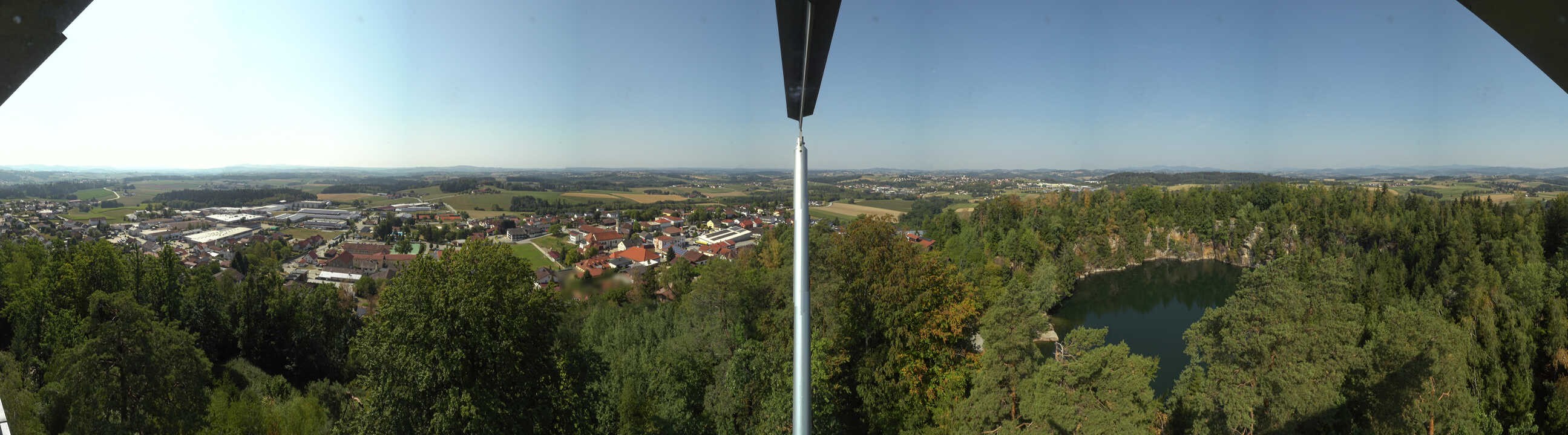 Archiv Foto Webcam Aussichtsturm am Steinbruch Büchlberg