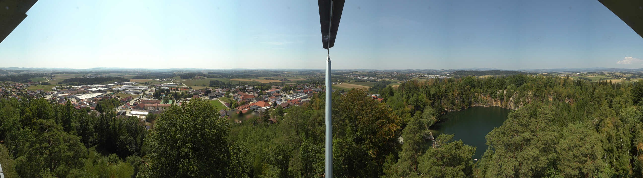 Archiv Foto Webcam Aussichtsturm am Steinbruch Büchlberg