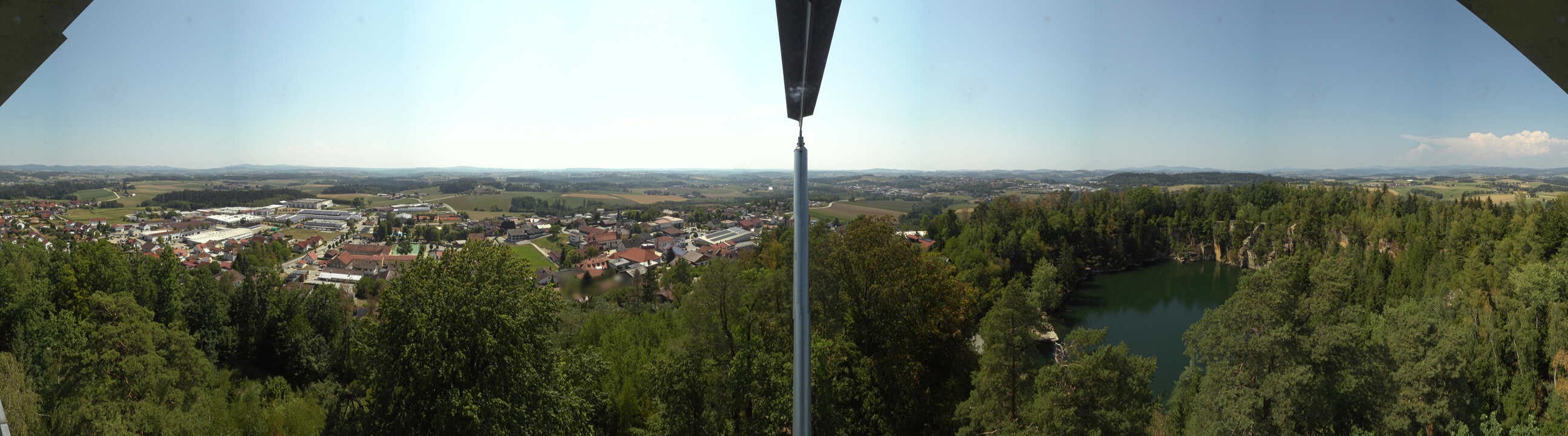 Archiv Foto Webcam Aussichtsturm am Steinbruch Büchlberg