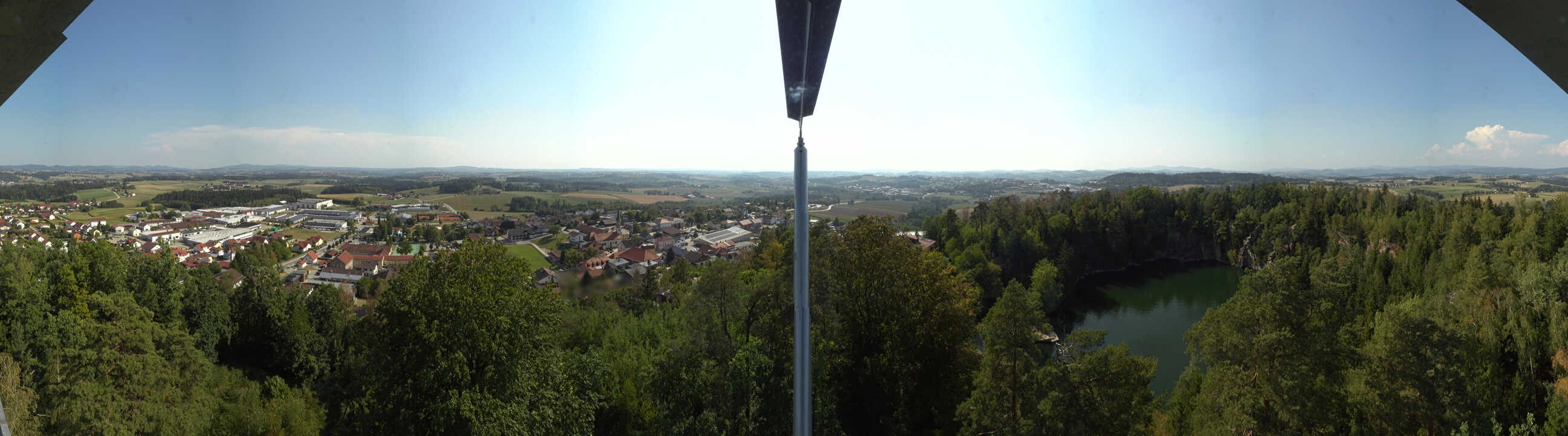 Archiv Foto Webcam Aussichtsturm am Steinbruch Büchlberg