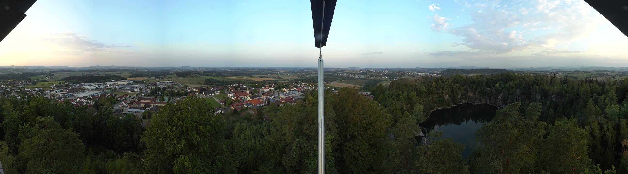 Archiv Foto Webcam Aussichtsturm am Steinbruch Büchlberg