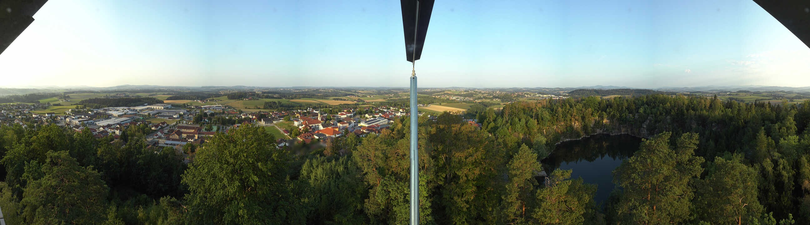Archiv Foto Webcam Aussichtsturm am Steinbruch Büchlberg