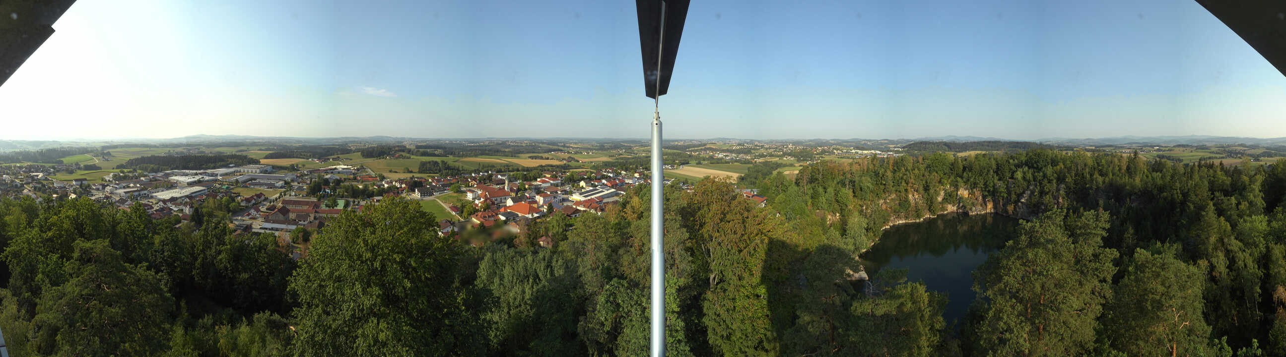 Archiv Foto Webcam Aussichtsturm am Steinbruch Büchlberg