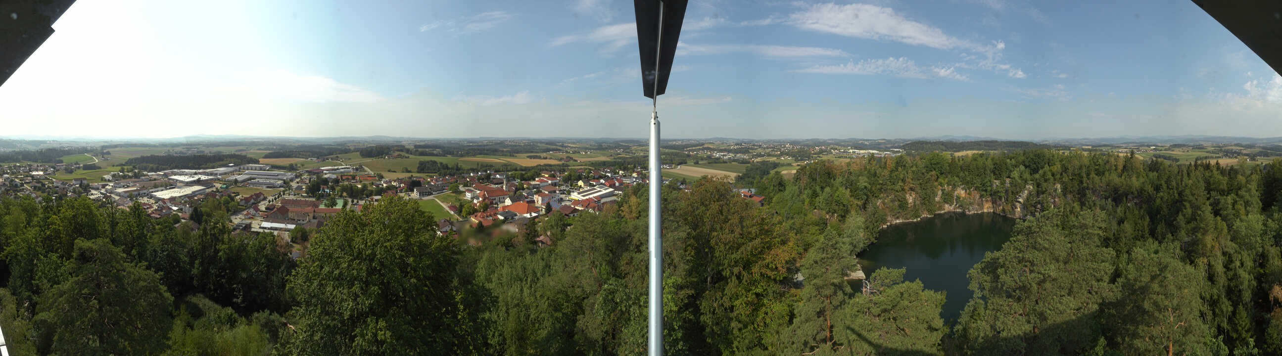 Archiv Foto Webcam Aussichtsturm am Steinbruch Büchlberg