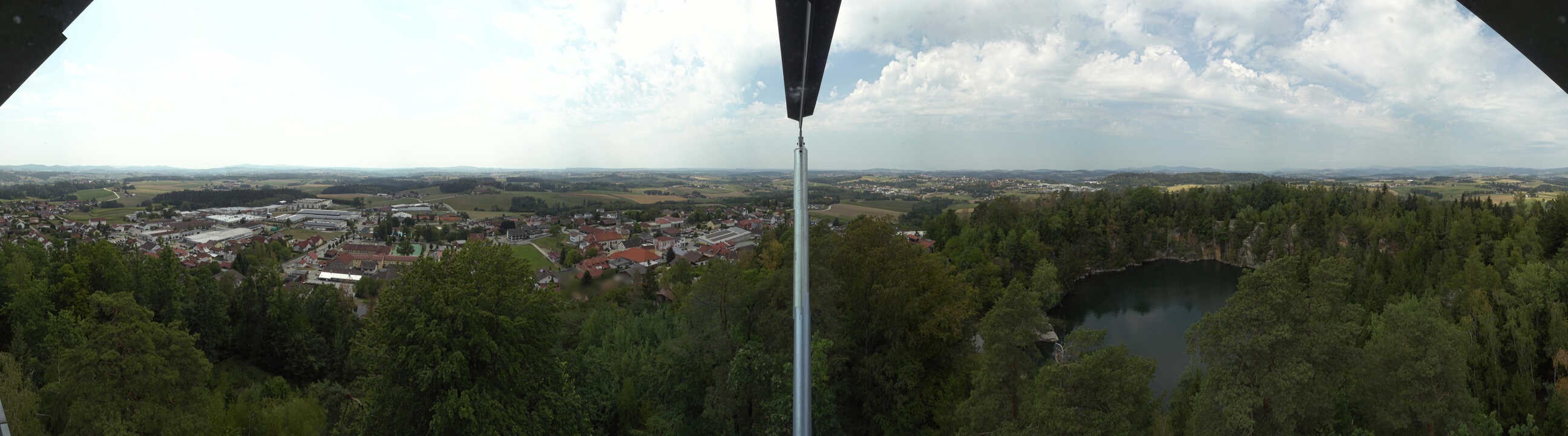 Archiv Foto Webcam Aussichtsturm am Steinbruch Büchlberg