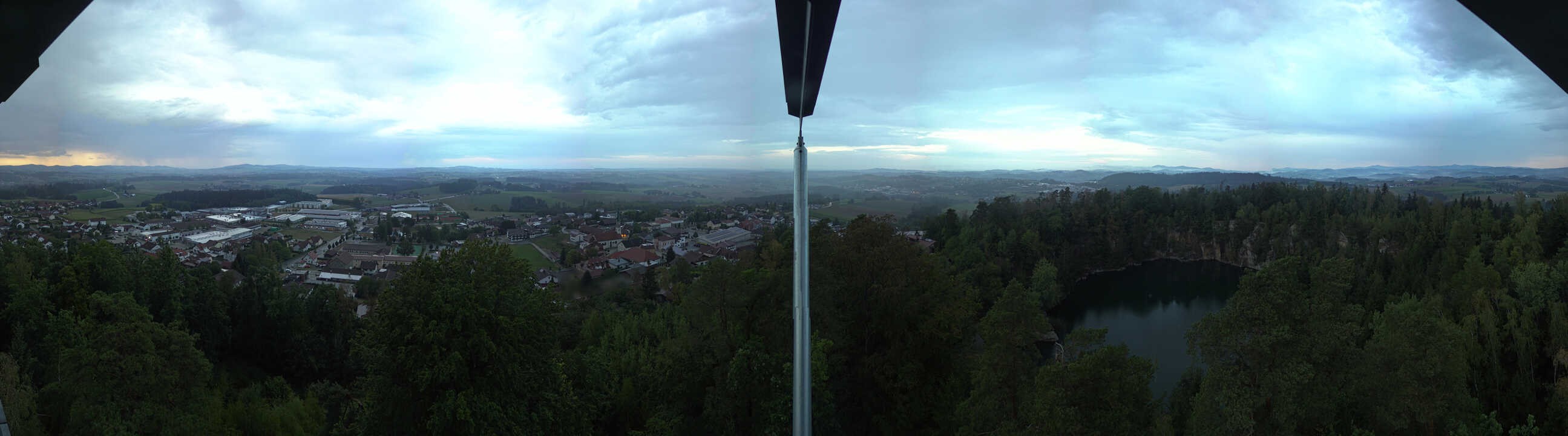 Archiv Foto Webcam Aussichtsturm am Steinbruch Büchlberg