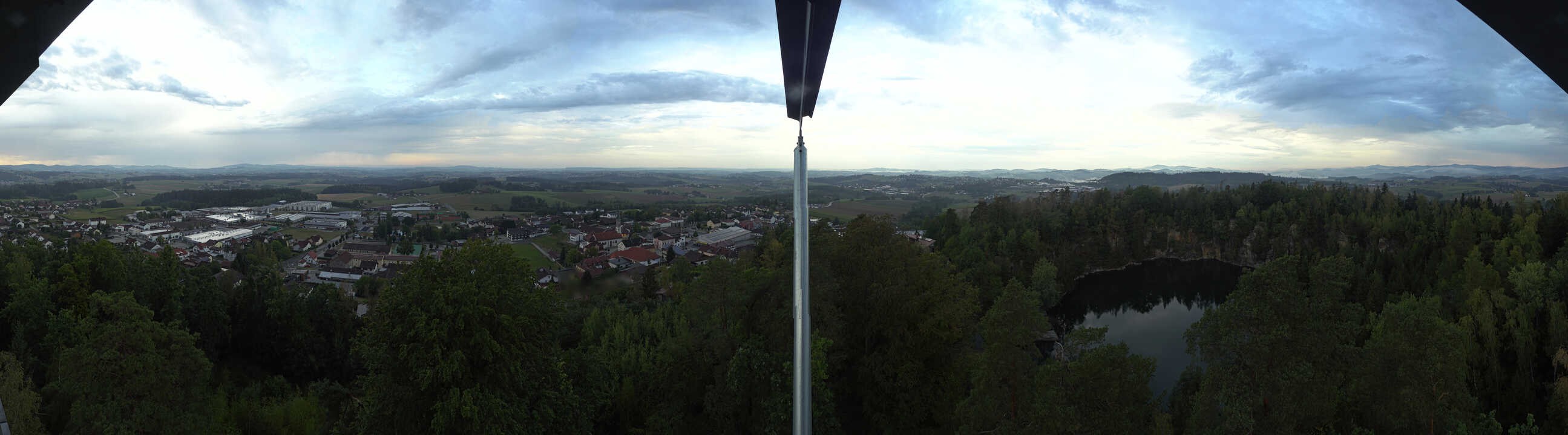 Archiv Foto Webcam Aussichtsturm am Steinbruch Büchlberg