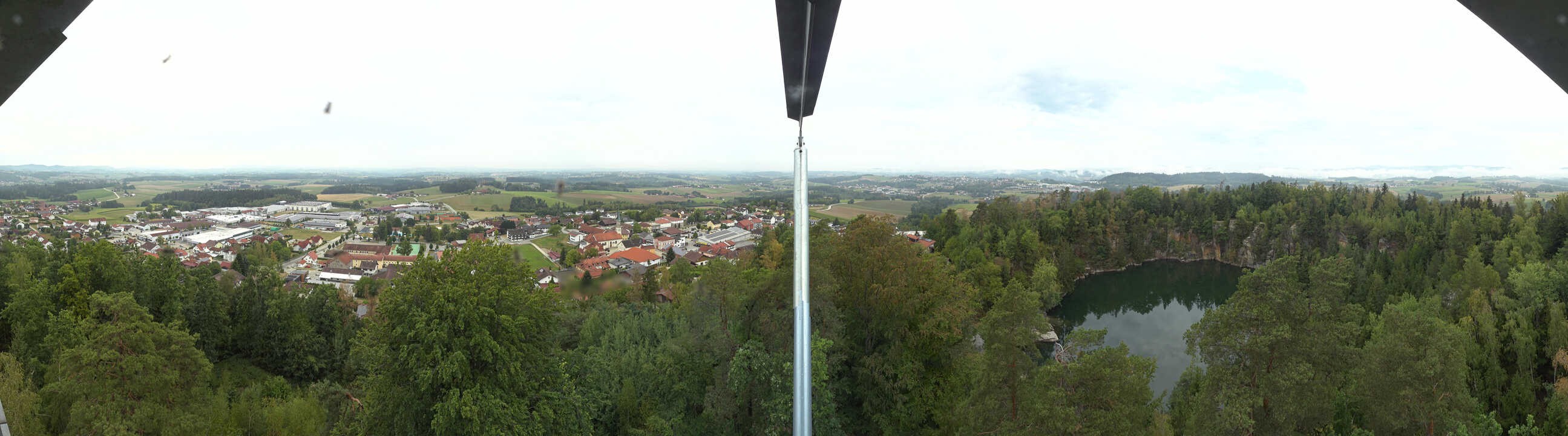 Archiv Foto Webcam Aussichtsturm am Steinbruch Büchlberg