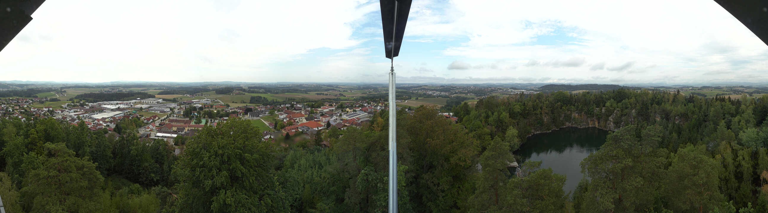 Archiv Foto Webcam Aussichtsturm am Steinbruch Büchlberg