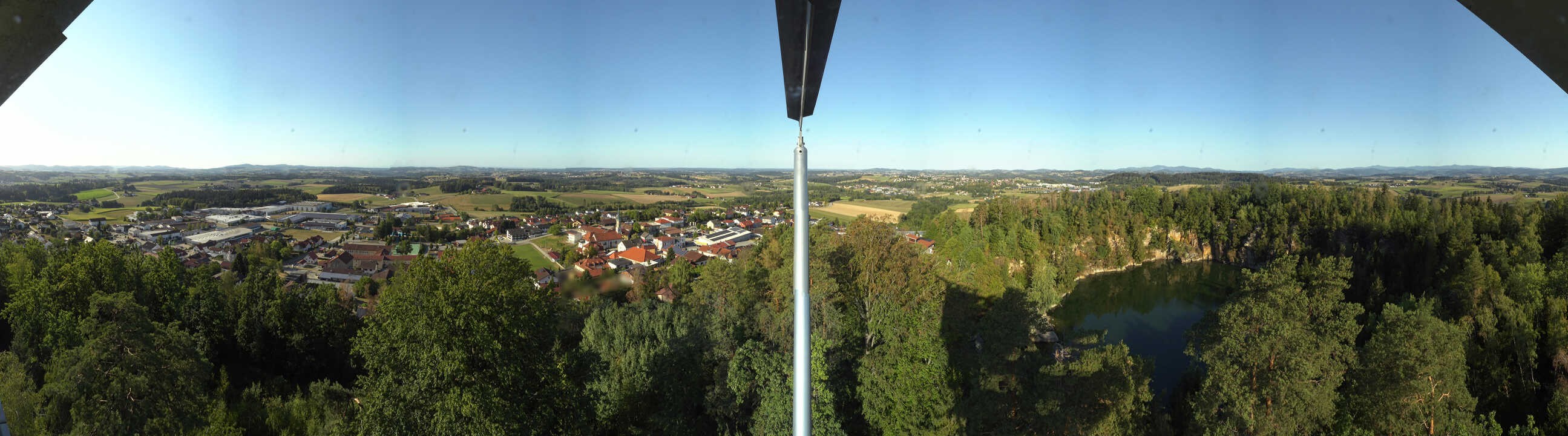 Archiv Foto Webcam Aussichtsturm am Steinbruch Büchlberg