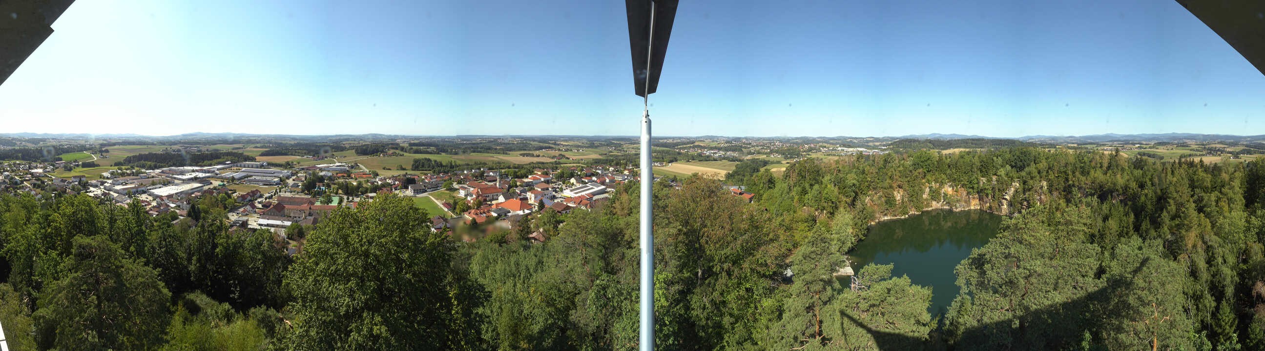 Archiv Foto Webcam Aussichtsturm am Steinbruch Büchlberg
