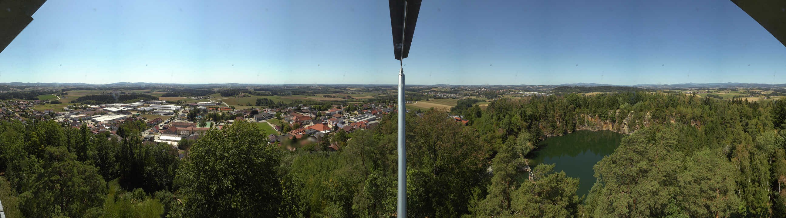 Archiv Foto Webcam Aussichtsturm am Steinbruch Büchlberg